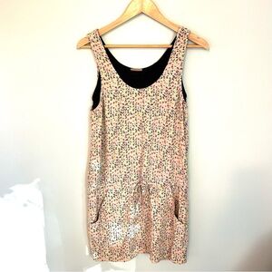 Loeffler Randall Silk Drawstring Tank Dress. Size 4.
